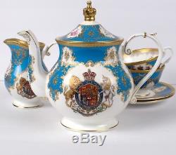 Royal Collection English Fine Bone China Tea Set Teapot Teacup Saucer Buckingham