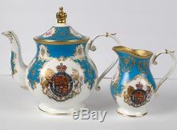 Royal Collection English Fine Bone China Tea Set Teapot Teacup Saucer Buckingham