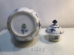 Royal Copenhagen Blue Fluted Half Lace Coffee Tea Pot Creamer Set 5 Pieces