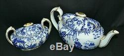 Royal Crown Derby Blue Mikado Tea Set