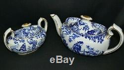 Royal Crown Derby Blue Mikado Tea Set