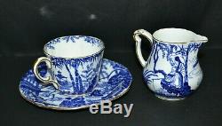 Royal Crown Derby Blue Mikado Tea Set