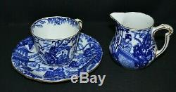 Royal Crown Derby Blue Mikado Tea Set