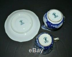 Royal Crown Derby Blue Mikado Tea Set