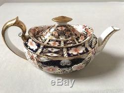 Royal Crown Derby Imari Complete Tea Set Pot Sugar Creamer Tray Cups & Saucers
