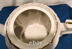 Royal Crown Spring Time 2357 Coffee Pot With Creamer/Sugar/ 2 Cups And Saucers