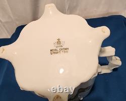 Royal Crown Spring Time 2357 Coffee Pot With Creamer/Sugar/ 2 Cups And Saucers