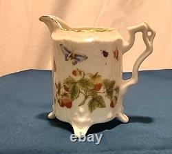 Royal Crown Spring Time 2357 Coffee Pot With Creamer/Sugar/ 2 Cups And Saucers