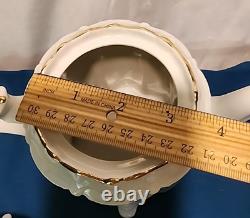 Royal Crown Spring Time 2357 Coffee Pot With Creamer/Sugar/ 2 Cups And Saucers