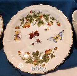 Royal Crown Spring Time 2357 Coffee Pot With Creamer/Sugar/ 2 Cups And Saucers