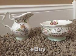 Royal Doulton Brambly Hedge TEA SERVICE SET Teapot Plate Creamer & Sugar Bowl