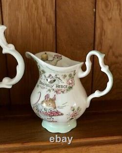 Royal Doulton Brambly Hedge Teapot with Sugar and Creamer Set