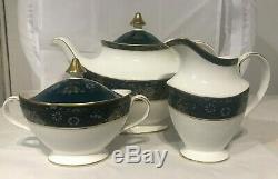 Royal Doulton Carlyle Teapot Cream & Sugar Three Piece Set