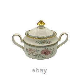 Royal Doulton Minton Jasmine Coffee / Tea Set Made in England Pot Creamer Sugar