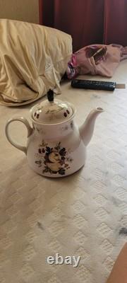 Royal Dulton Miramont Hand Painted tea pot and creamer