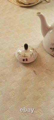 Royal Dulton Miramont Hand Painted tea pot and creamer