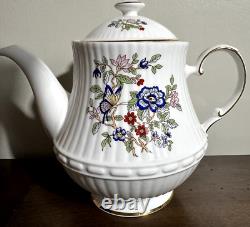 Royal Tara Fine Bone China Harmony Tea Pot Open Sugar & Creamer Set Discontinued
