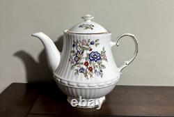 Royal Tara Fine Bone China Harmony Tea Pot Open Sugar & Creamer Set Discontinued
