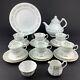 Royal Tara Trellis Shamrock 23-piece Tea Set For Six (6) Teapot Cups Saucers