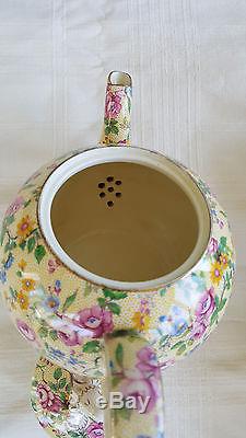 Royal Winton Chintz Clevedon Teapot, Cups Saucers 15 pcs, Summertime 3 pc Set