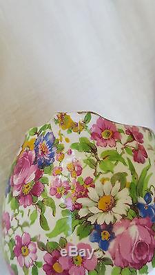 Royal Winton Chintz Clevedon Teapot, Cups Saucers, Summertime 3 pc Set