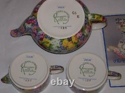 Royal Winton Stacking Teapot Set Julia Limited Edition No. 137 of 1000