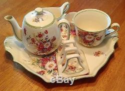 Royal Winton Vintage Rutland Chintz pattern 7pc Tea pot & Breakfast Set 1930's