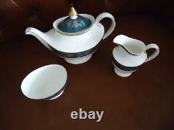 Royal doulton bone china carlyle h5018 teapot tea set milk jug sugar bowl