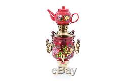 Russian Modern Electric Samovar Teapot Set Art Design Tea Kettle Teakettle