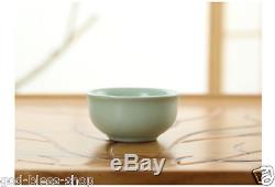 Ruyao boutique tea set porcelain kung fu tea pot solid wood tea tray ebony table