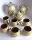 Sale! Vintage Art Pottery Set Teapot, Sugar, Creamer And Cups