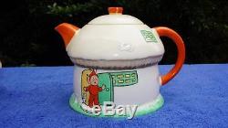 Shelley Mabel Lucie Attwell Booboo Teapot Milk Jug And Sugar Bowl Set