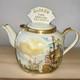 Sadler Advertising Round Globe Teapot. Very Rare. Gilded. Ships. 12 Inch High