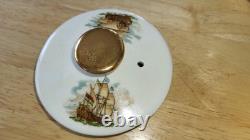 Sadler Advertising Round Globe Teapot. Very Rare. Gilded. Ships. 12 Inch High