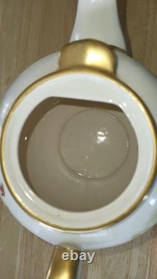 Sadler Advertising Round Globe Teapot. Very Rare. Gilded. Ships. 12 Inch High