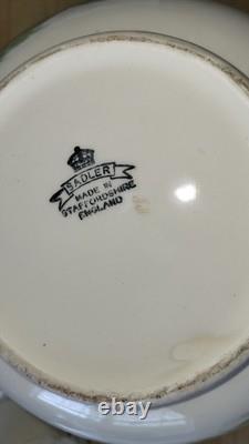 Sadler Advertising Round Globe Teapot. Very Rare. Gilded. Ships. 12 Inch High
