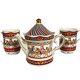 Sadler Edwardian Carousel Teapot Mug Set Children Horses Staffordshire England