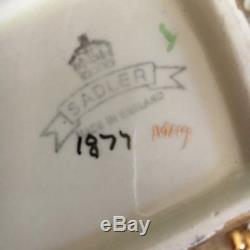 Sadler England Vintage Barrel Tea Pot Milk Jug Sugar Basin Set