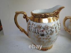 Schrinding Bavaria Tea Set Teapot/creamer/covered Sugar/5 Cups/6 Saucers