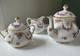 Schumann Bavaria Tea Set Dresdener Art Flowers Teapot, Sugar Bowl & Creamer