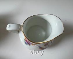 Schumann Bavaria Tea Set Dresdener Art Flowers Teapot, Sugar Bowl & Creamer