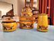 Sears Merry Mushroom Set 10 Pieces Enamelware Coffee Pitcher Tea Kittle Pot Pans