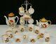 Sears Merry Mushrooms 21 Piece Tea Pots And Mugs Set