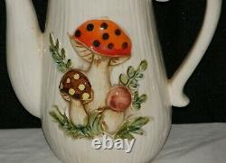 Sears Merry Mushrooms 21 Piece Tea Pots And Mugs Set