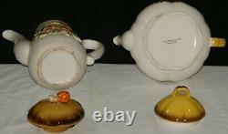 Sears Merry Mushrooms 21 Piece Tea Pots And Mugs Set