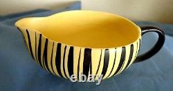 Sebastiano Buscetta Tea Service MEXIKANA Ortenburg Tambach 1950s Black Yellow