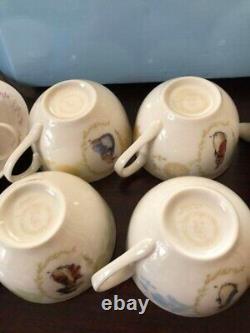 Second-hand goods Peter Rabbit Tea Set Teapot Cups & Saucers 5 Set