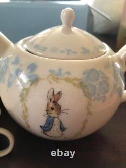 Second-hand goods Peter Rabbit Tea Set Teapot Cups & Saucers 5 Set