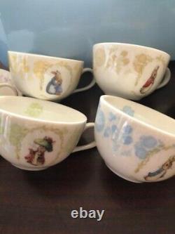 Second-hand goods Peter Rabbit Tea Set Teapot Cups & Saucers 5 Set