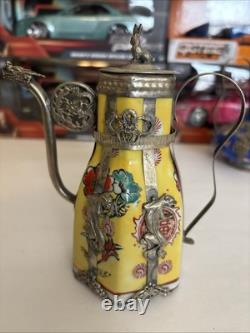 Set Of 3 Antique Tibetan Ceremonial Tea Pots